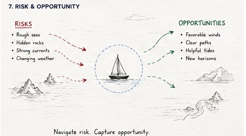 Risk and opportunity navigation chart